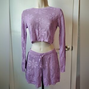 Papermoon crochet knit lounge set